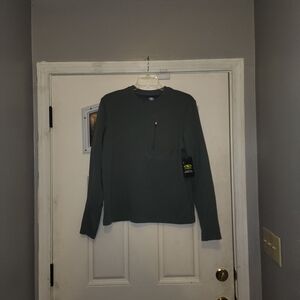 Classic Dark Green Long Sleeve Tee